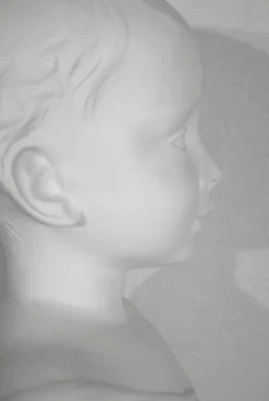 Buste d’enfant en biscuit de limoges – début xxe