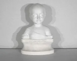 Buste d’enfant en biscuit de limoges – début xxe