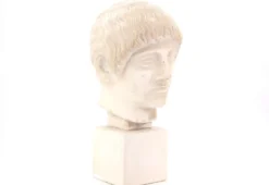 Buste d'homme en plâtre de l'Ephebe blond, années 70