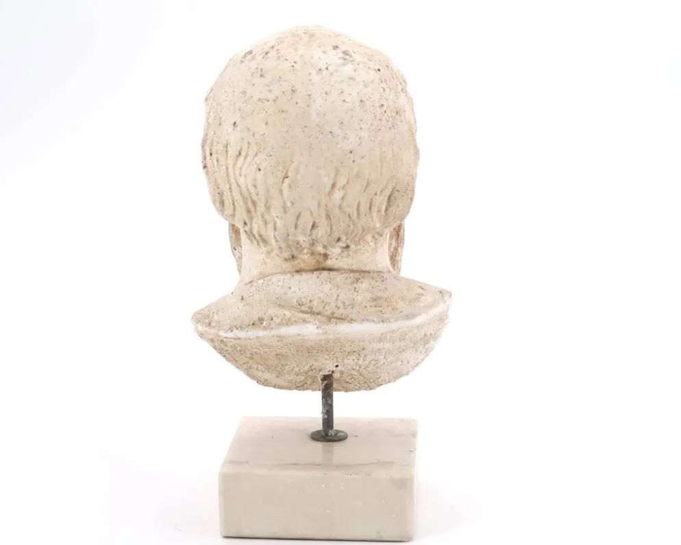 Buste d'homme Grec en plâtre Socrate, années 70