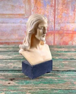 Buste du Christ signé A. Giannelli sculpture italienne ancienne