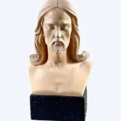 Buste du Christ signé A. Giannelli sculpture italienne ancienne