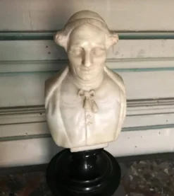 Buste d’un prélat italien en albâtre