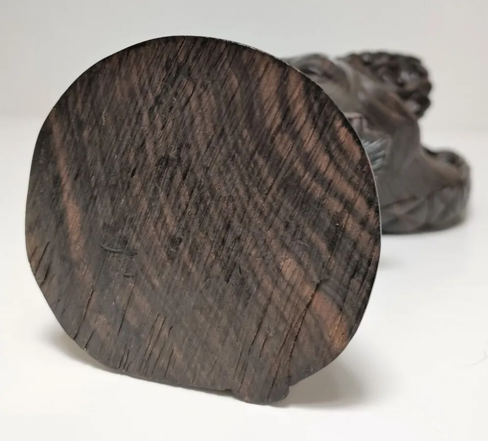 Buste en bois de femme à coiffe florale travail sculptural des années 60-70
