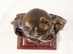 Buste en bronze par Felix Pierre Richard 19ème siècle
