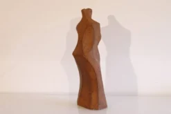 Buste en ceramique scandinave 1970