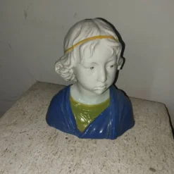Buste en céramique, travail italien XXème s.
