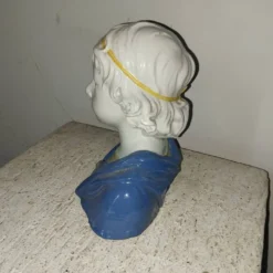 Buste en céramique, travail italien XXème s.