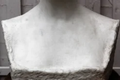 Buste en marbre blanc, signé Léoni, 19ème siècle