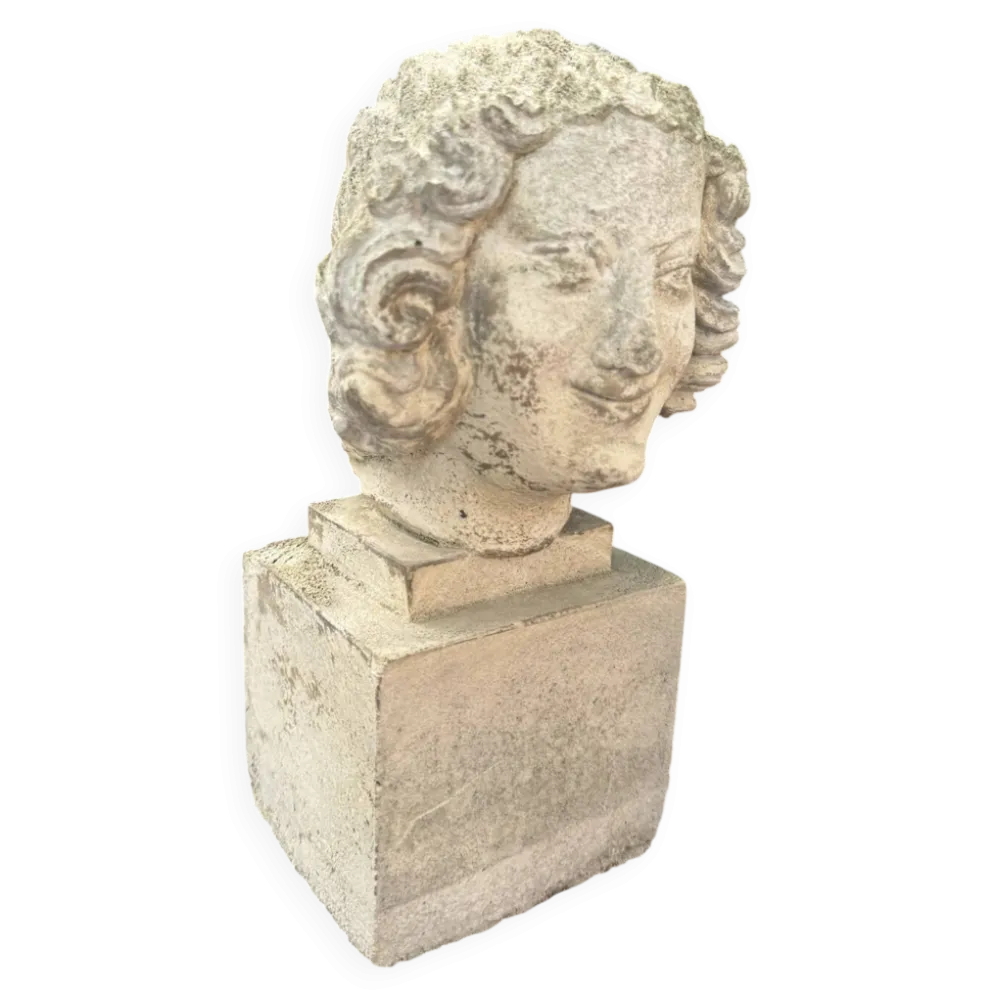 Buste en plâtre antic