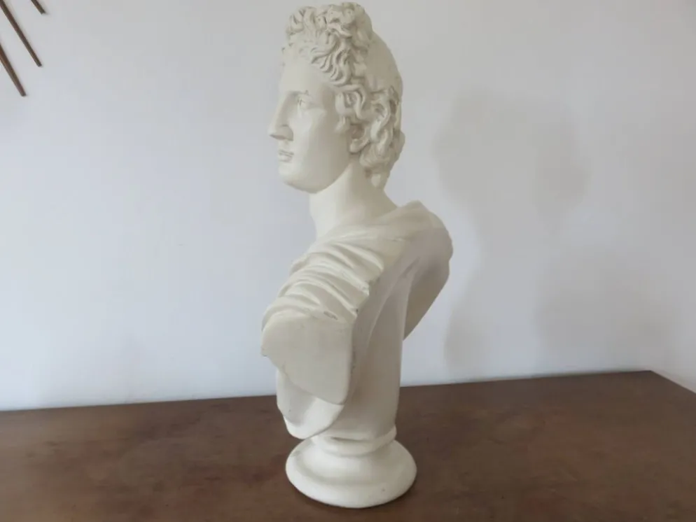 Buste en plâtre "Apollon", début XXème