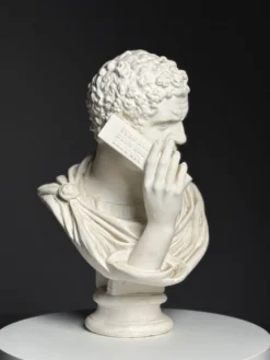 Buste en plâtre de Caracalla appelant