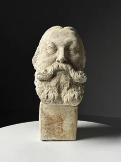 Buste en plâtre tête classique