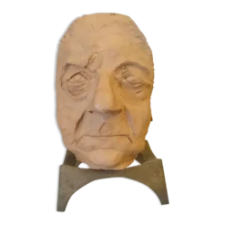 Buste en terre cuite de Jean Gabin