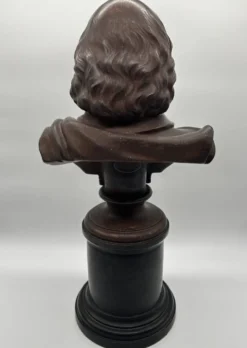 Buste en terre cuite de Shakespeare par Rudolf Uffrecht