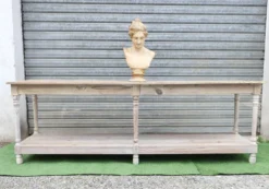 Buste à l'antique en plâtre d'après Antonio Canova, 