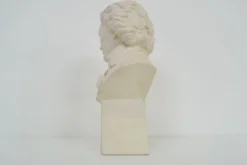 Buste sculpture en plâtre du milieu du siècle de Ludwig van Beethoven, vers 1950