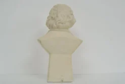 Buste sculpture en plâtre du milieu du siècle de Ludwig van Beethoven, vers 1950