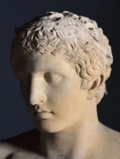 Buste sur piédestal Antinous, 20ème siècle