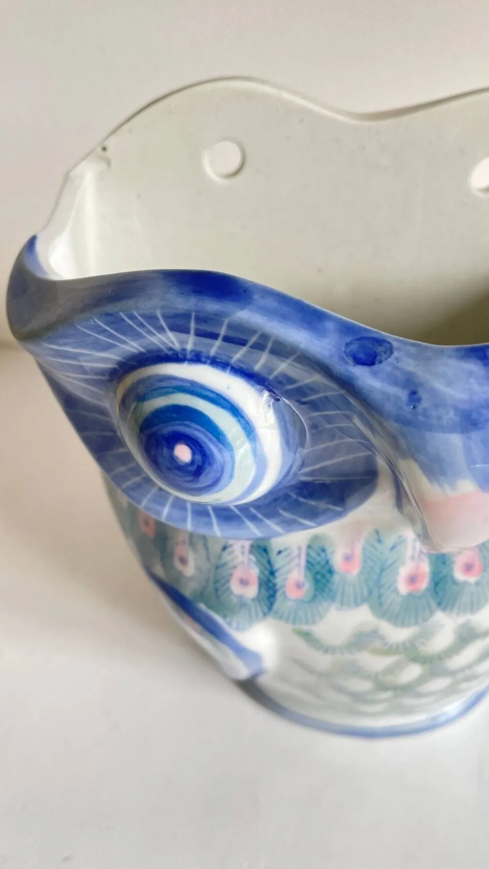 Cache-pot chouette vintage