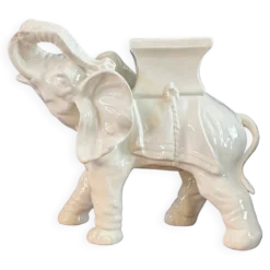 Cache-pot éléphant en céramique - Ref 1339