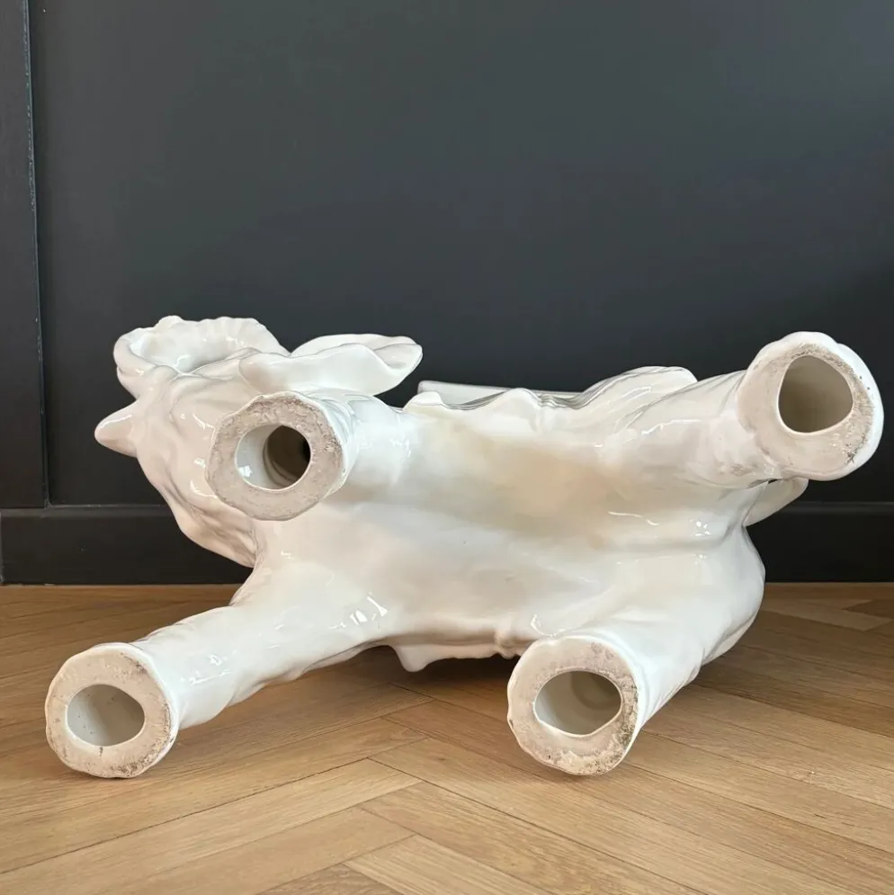 Cache-pot éléphant en céramique - Ref 1339