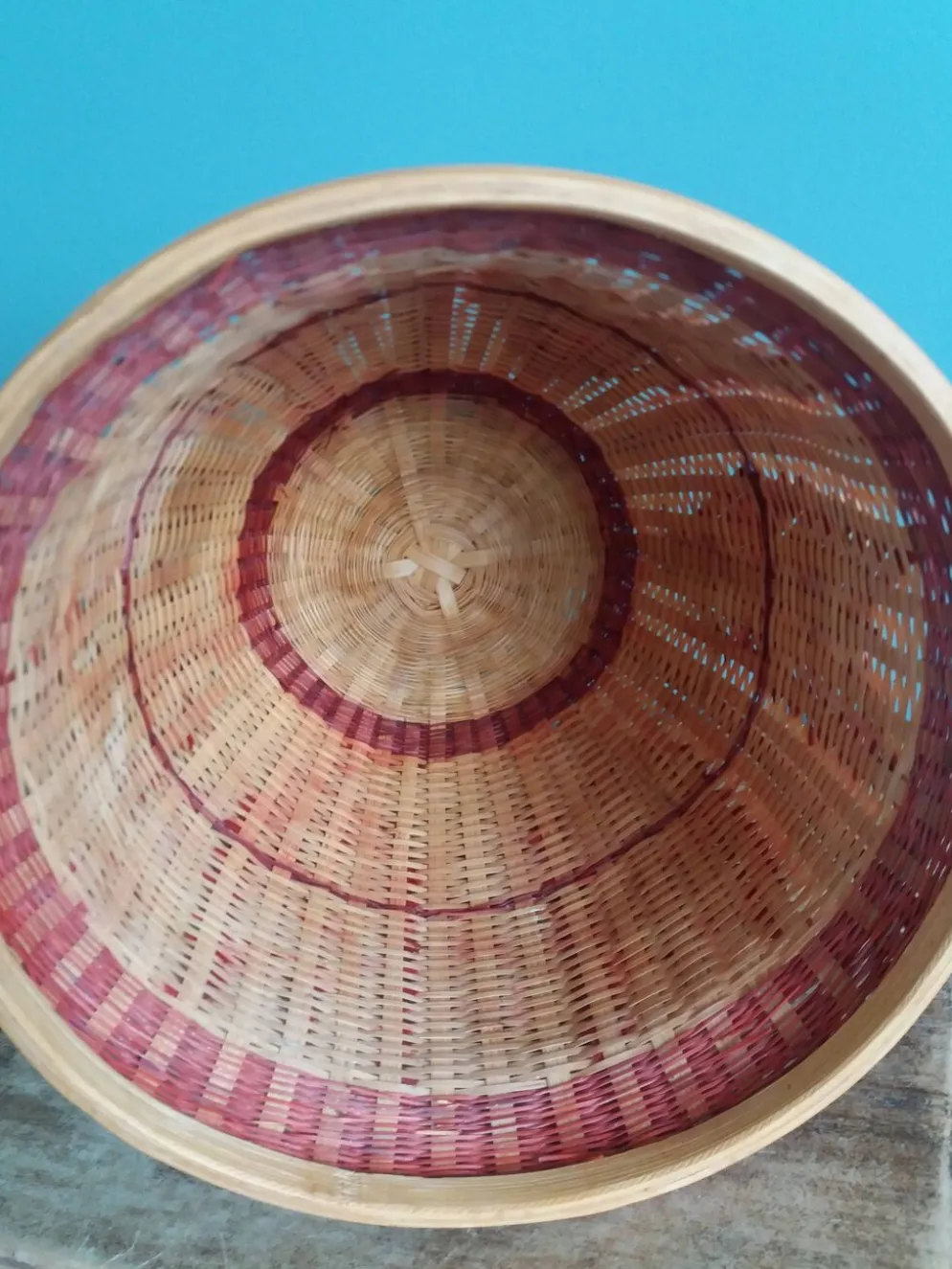 Cache-pot, panier en osier