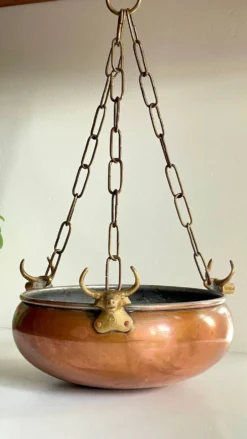 CACHE-POT Suspendu Vintage