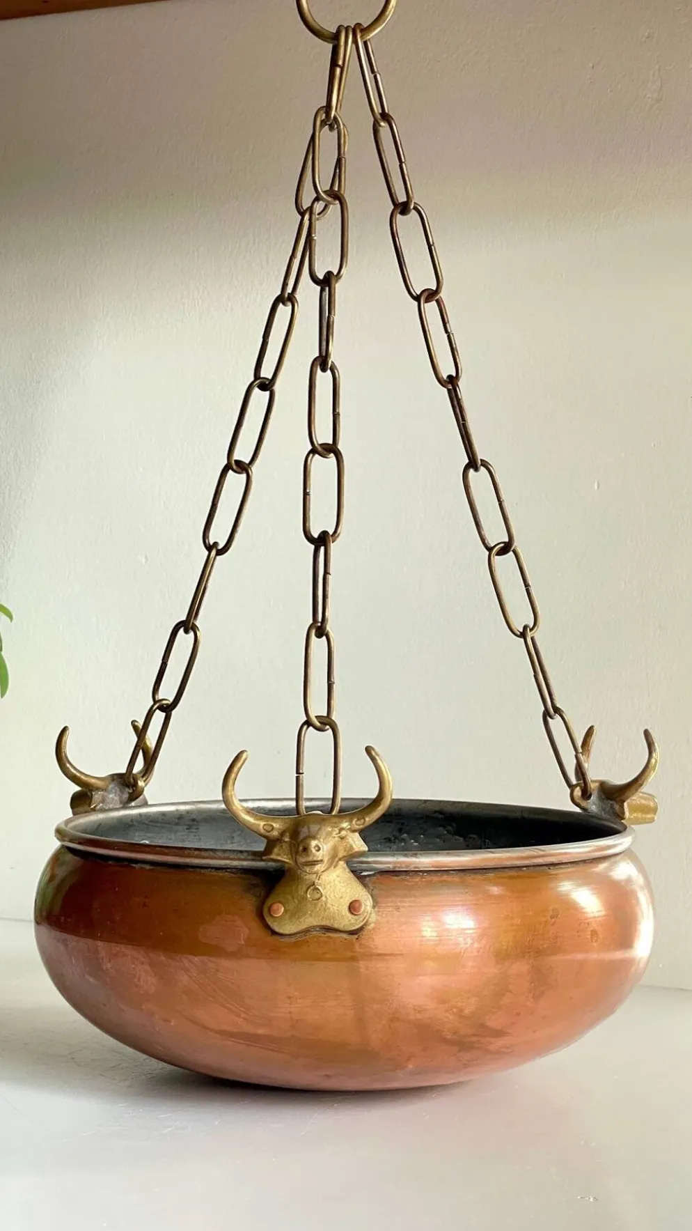 CACHE-POT Suspendu Vintage