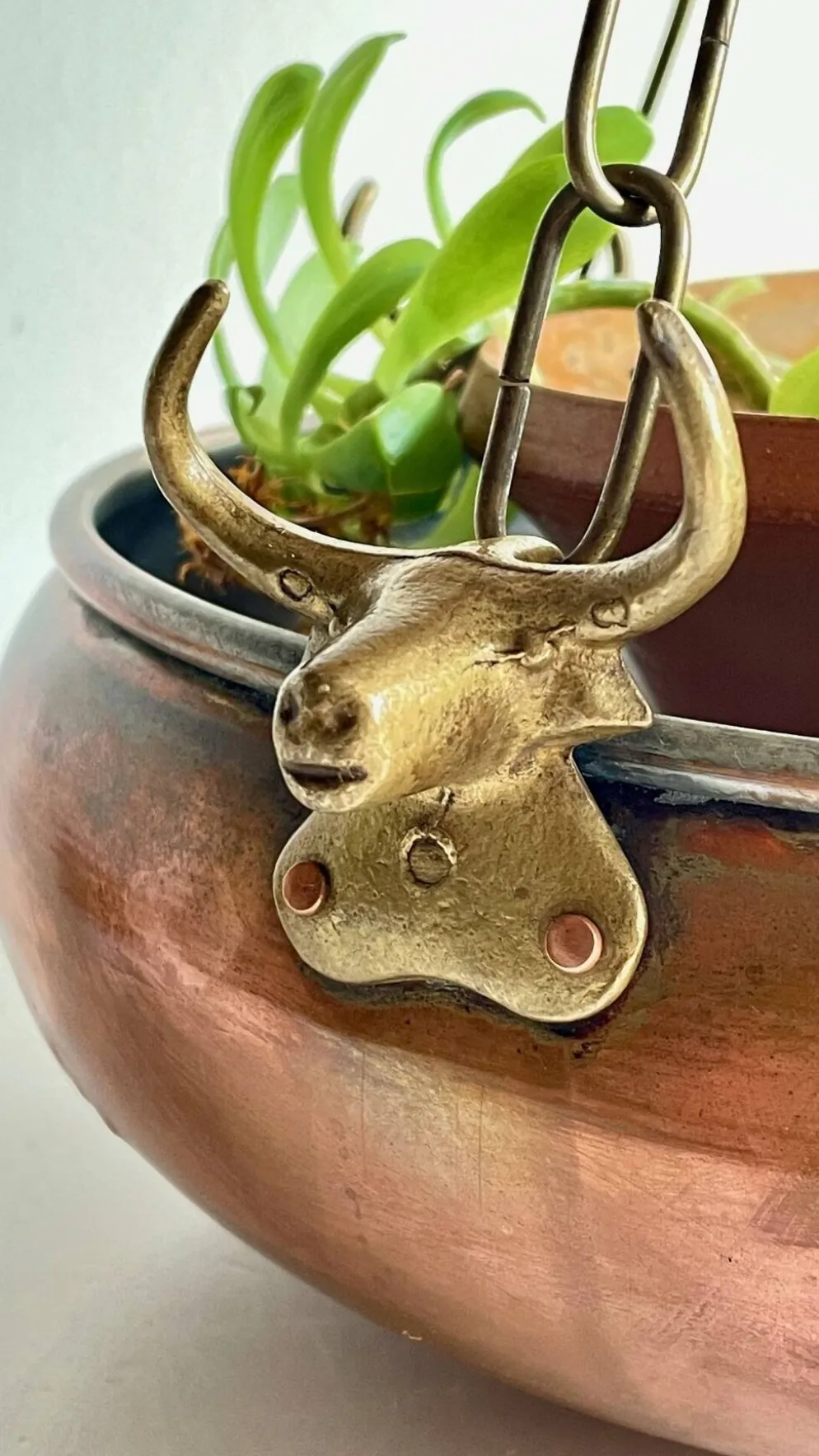 CACHE-POT Suspendu Vintage