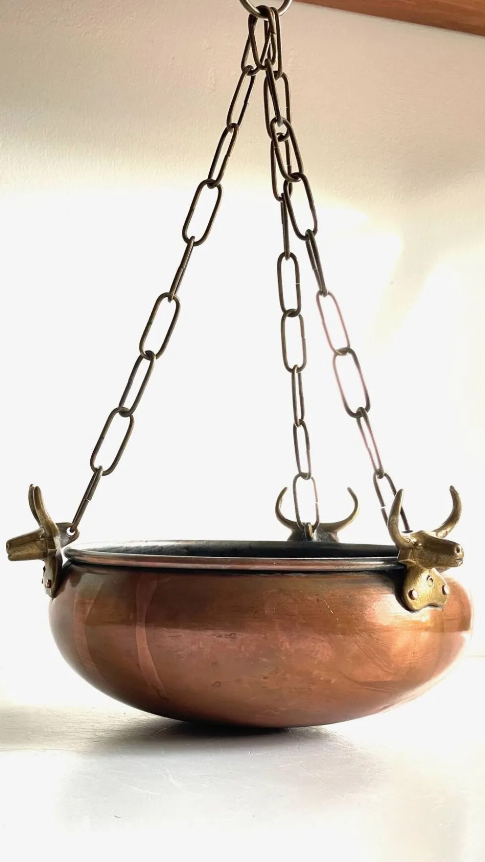 CACHE-POT Suspendu Vintage