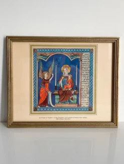 Cadre ancien recomposé - La Vierge et l’Enfant