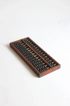 Cadre de comptage chinois Suanpan avec perles ou Abacus, vers 19e siècle