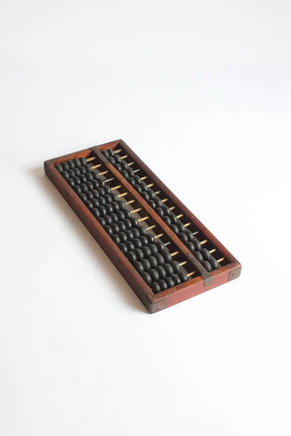 Cadre de comptage chinois Suanpan avec perles ou Abacus, vers 19e siècle