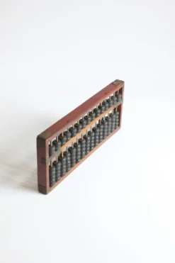 Cadre de comptage chinois Suanpan avec perles ou Abacus, vers 19e siècle