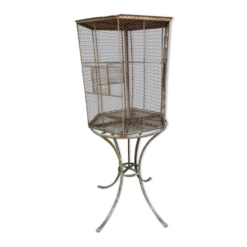 Cage a oiseaux sur table