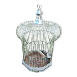 Cage a perroquet ancienne en fer
