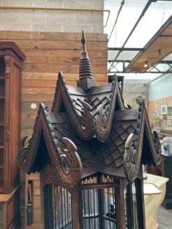 Cage artisanale en teck