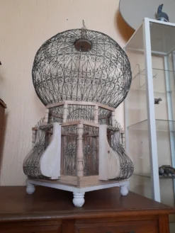 Cage à oiseaux ancienne