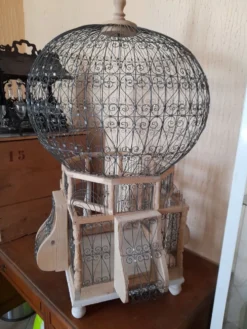 Cage à oiseaux ancienne