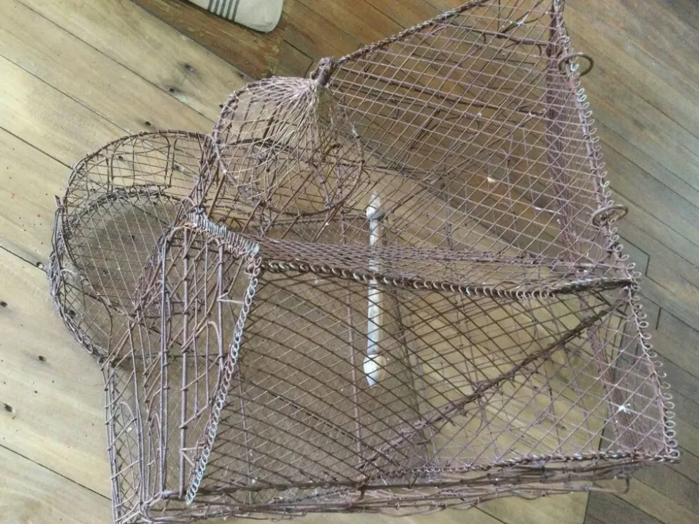 Cage à oiseaux artisanale en fil de fer