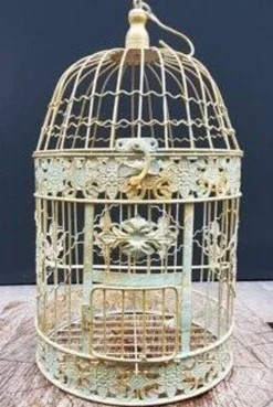Cage à oiseaux classique en métal