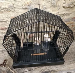 Cage à oiseaux des années 1950-1960 anco