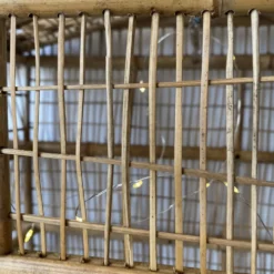 Cage à oiseaux en Bambou pour déco