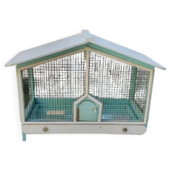 Cage à oiseaux en bois