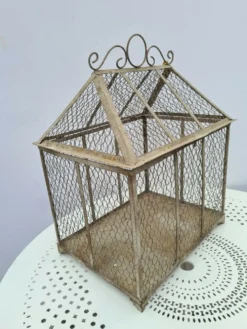Cage à oiseaux en fer