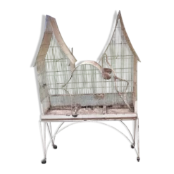 Cage à oiseaux fer 1900