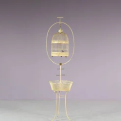 Cage à oiseaux, France années 1950