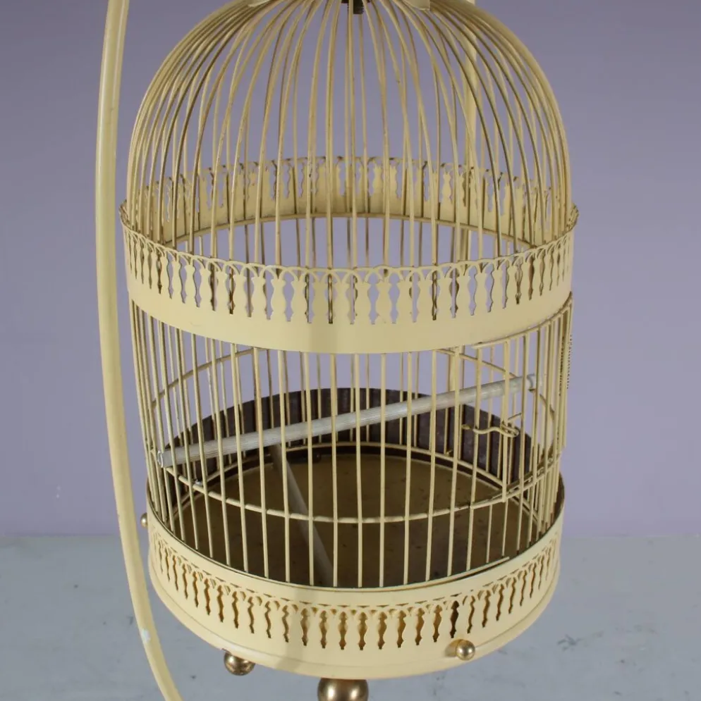 Cage à oiseaux, France années 1950