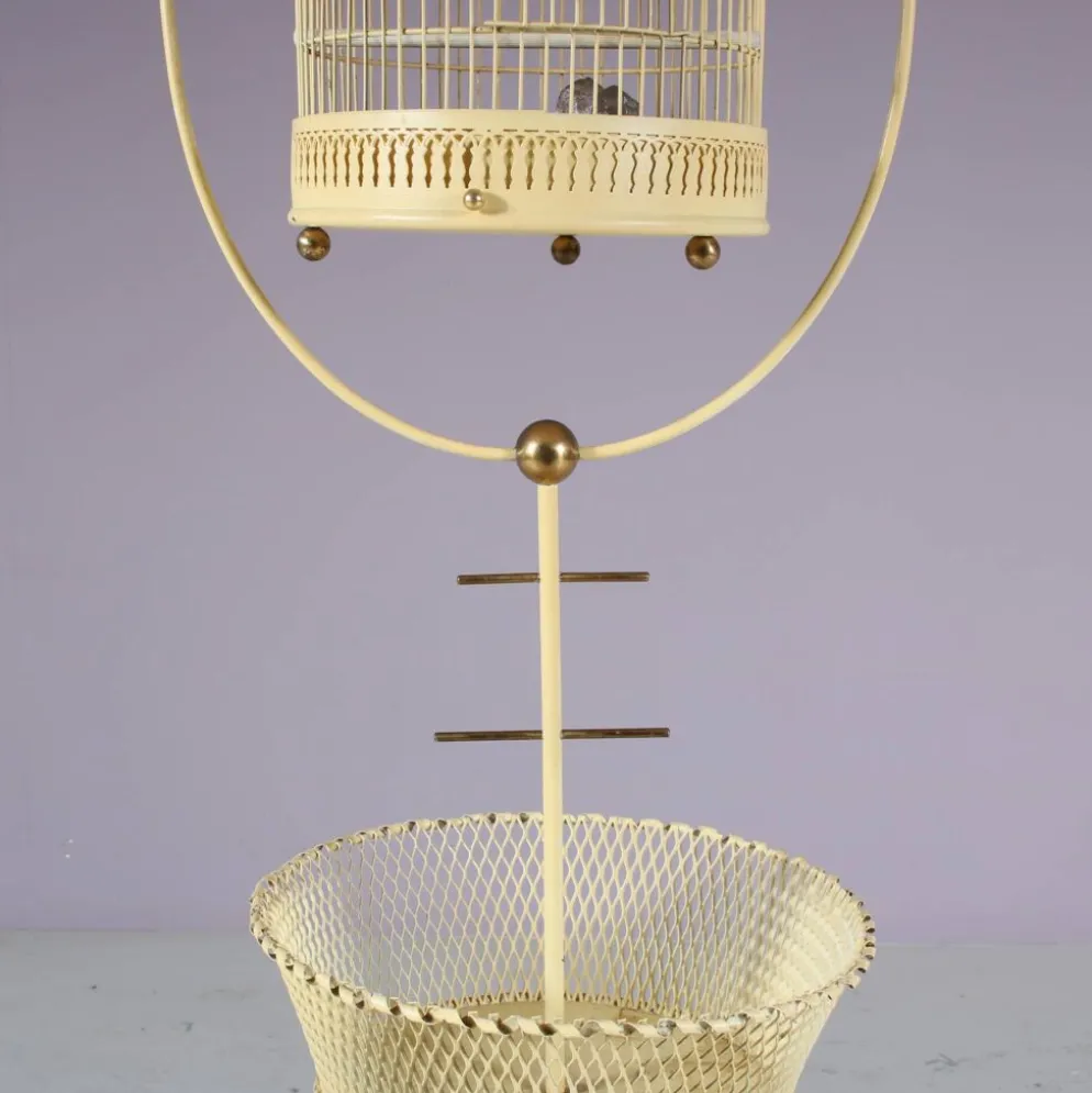 Cage à oiseaux, France années 1950